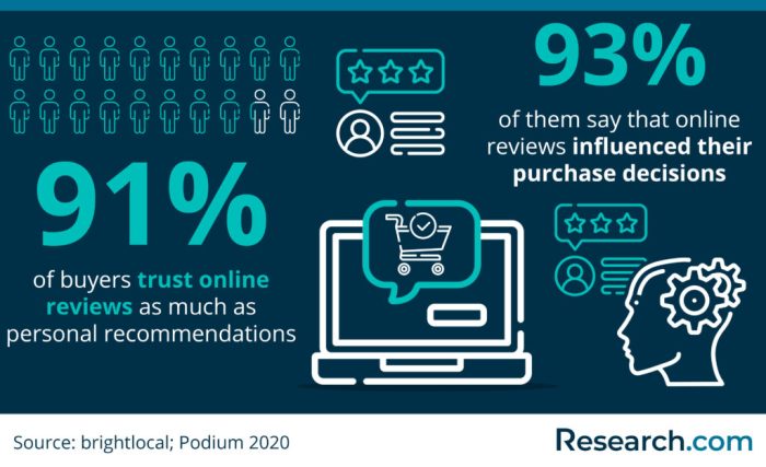 The power of online reviews in influencing buyers